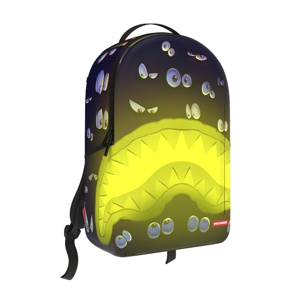 Sprayground Eyes on You Glow in the Dark Effect DLXR Backpack B7121