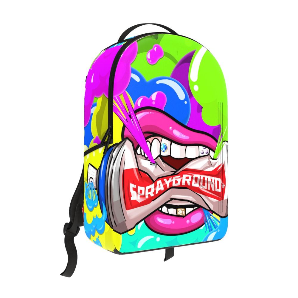 Sprayground Paint Lips DLXR Backpack B7519