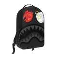 Sprayground Black Removable Eyes DLXSV Backpack B7556