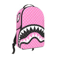 Sprayground Pink and Black Drip Check DLXSV Backpack B7694