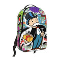 Sprayground Monopoly Man Sprayed Board DLXR Backpack B7021