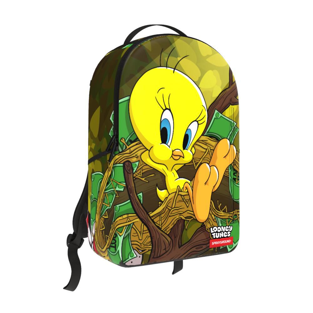 Sprayground Looney Tunes Tweety Money Nest Shark DLXR Backpack B7037