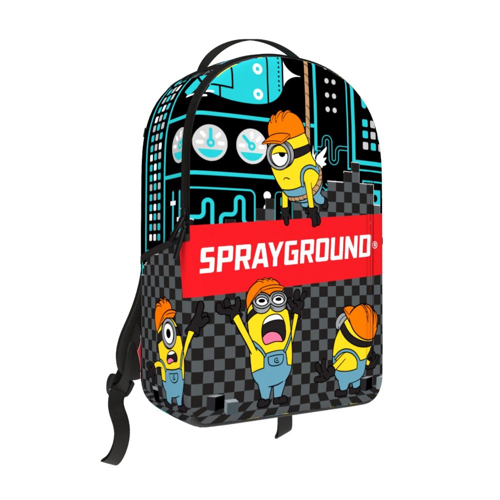Sprayground Minion and Sprayground Sign Backpack B7791