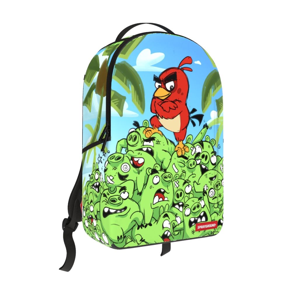Sprayground Pig Pile Angry Birds Backpack B7796