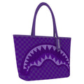 Sprayground Purple Shark Sharks in Paris Tote T7917