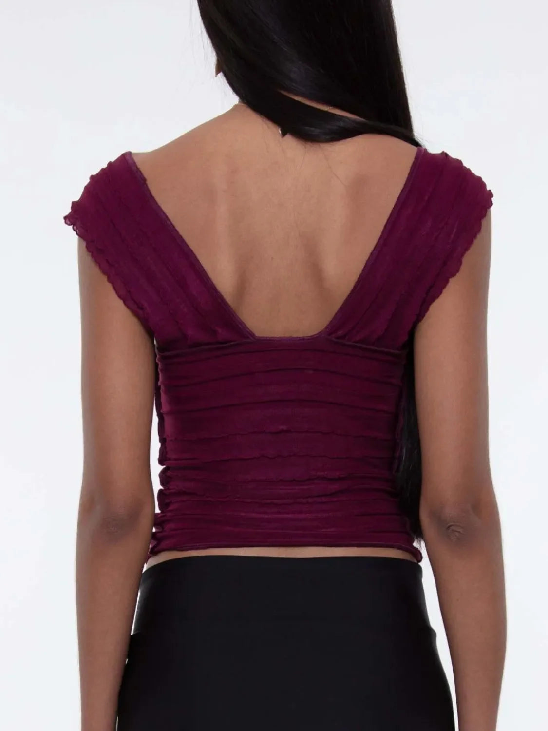 Ruched Solid Tank
