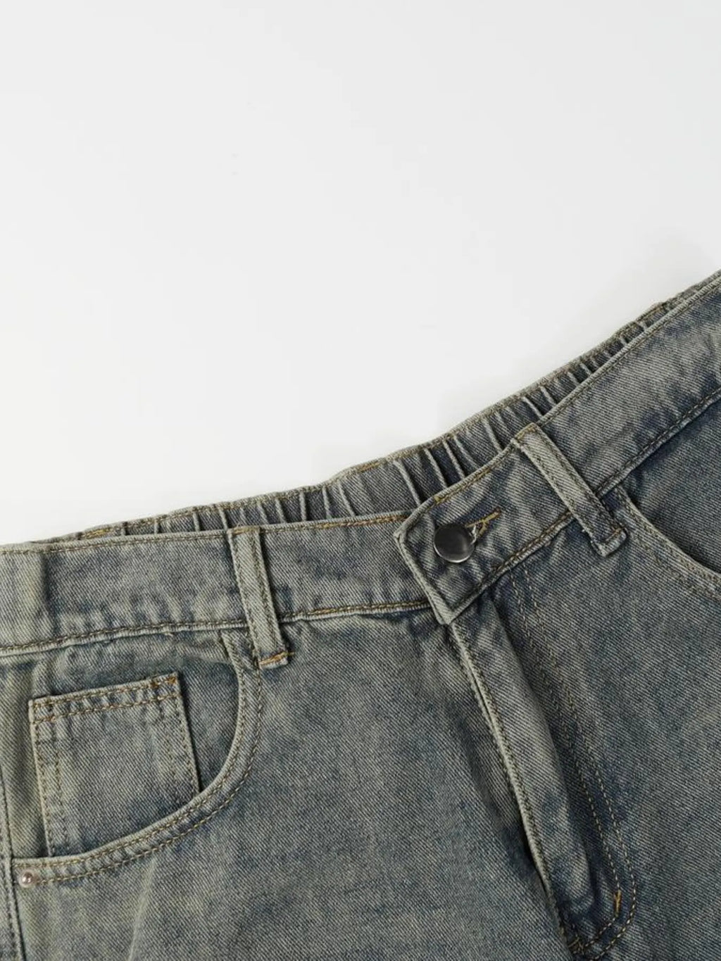 Men's High Waist Wide Leg Jeans