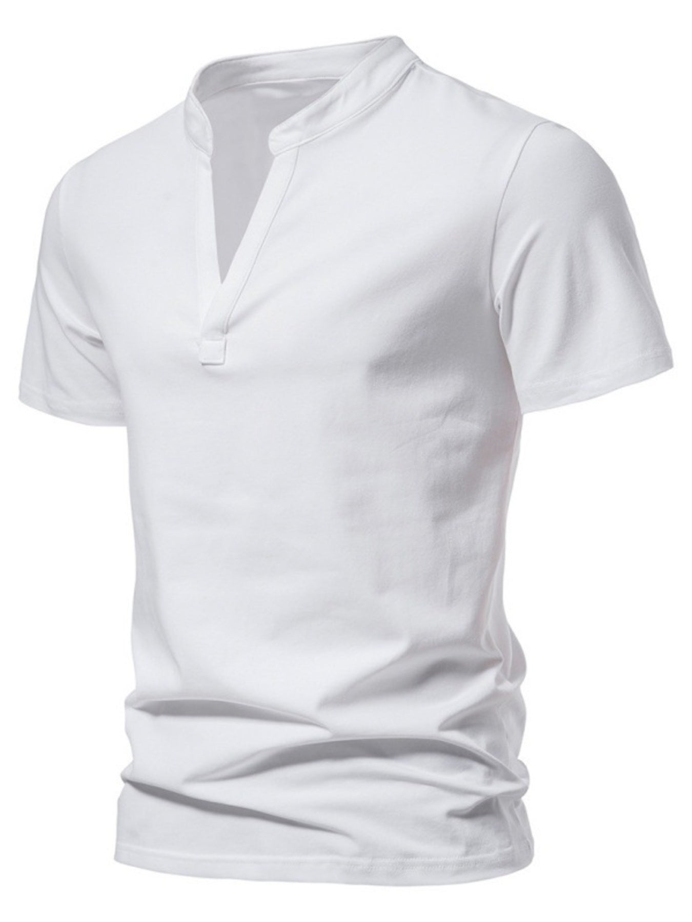 Men's Plus Size Casual Short Sleeve Slim Fit T-Shirt