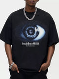 Men's Graphic Round Neck Oversized T-Shirt