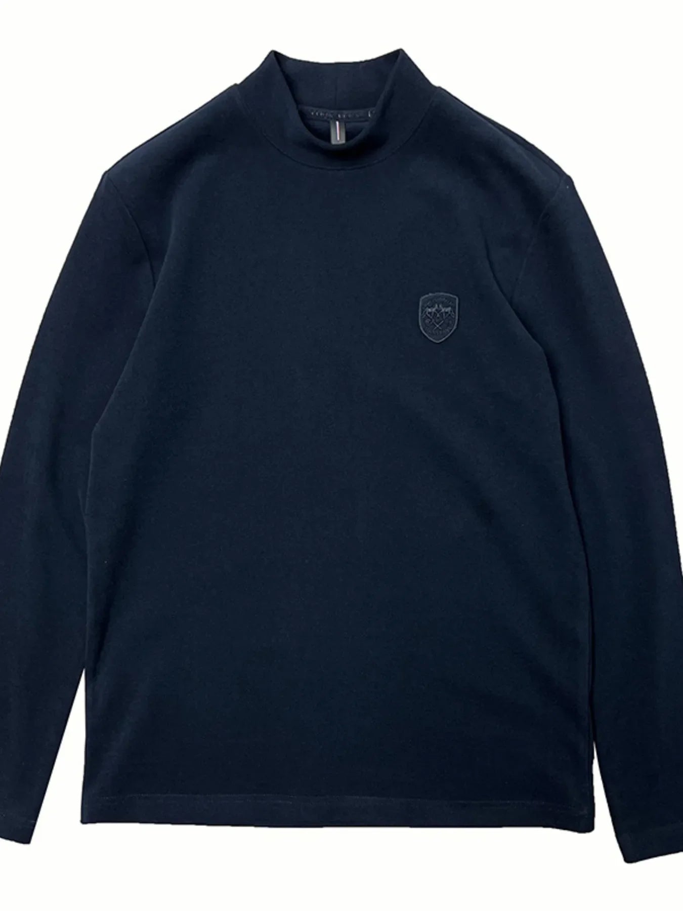 Men's Plus Size Mock Neck Long Sleeve T-Shirt