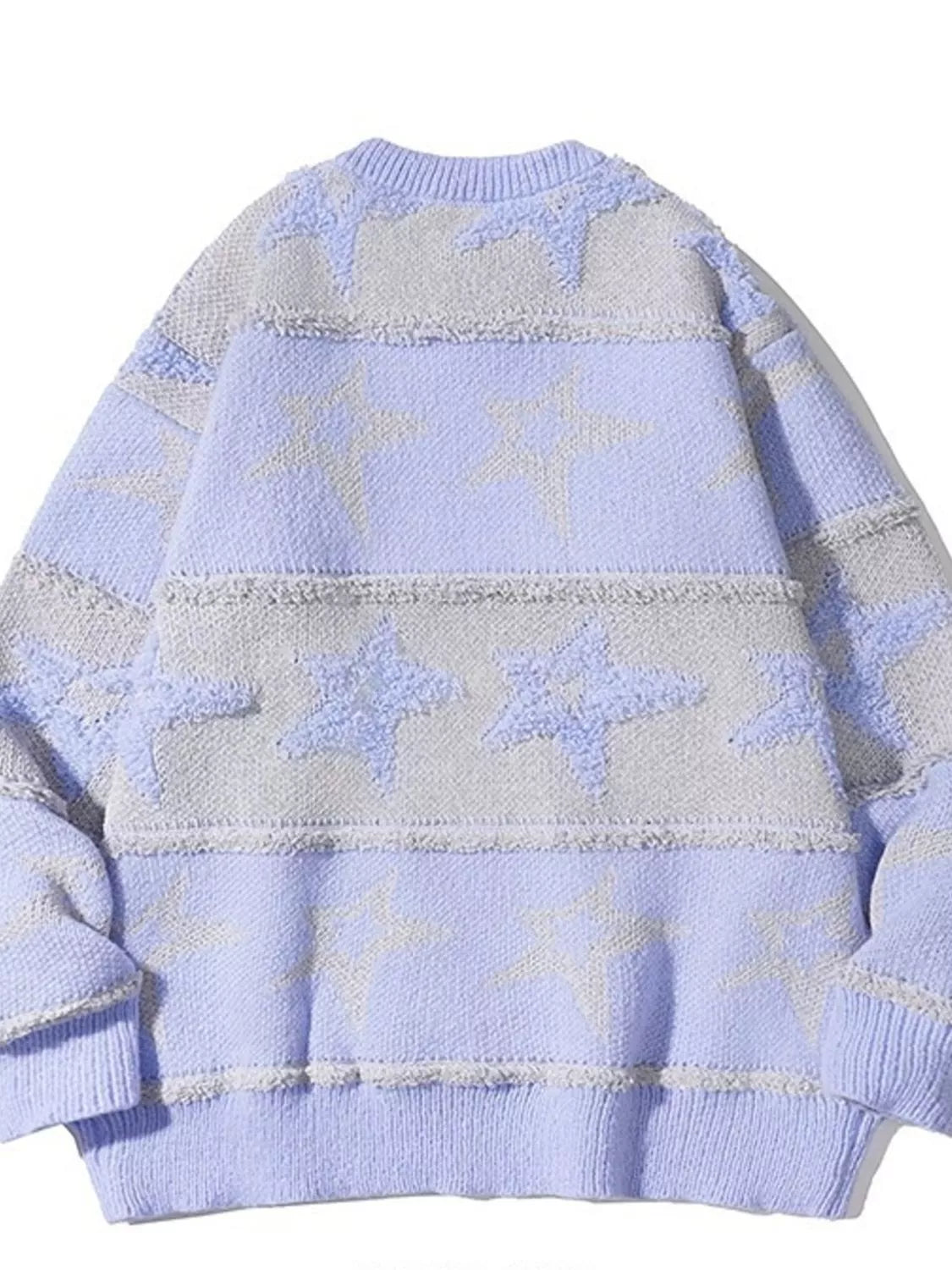 Men's Star Pattern Knitted Sweater