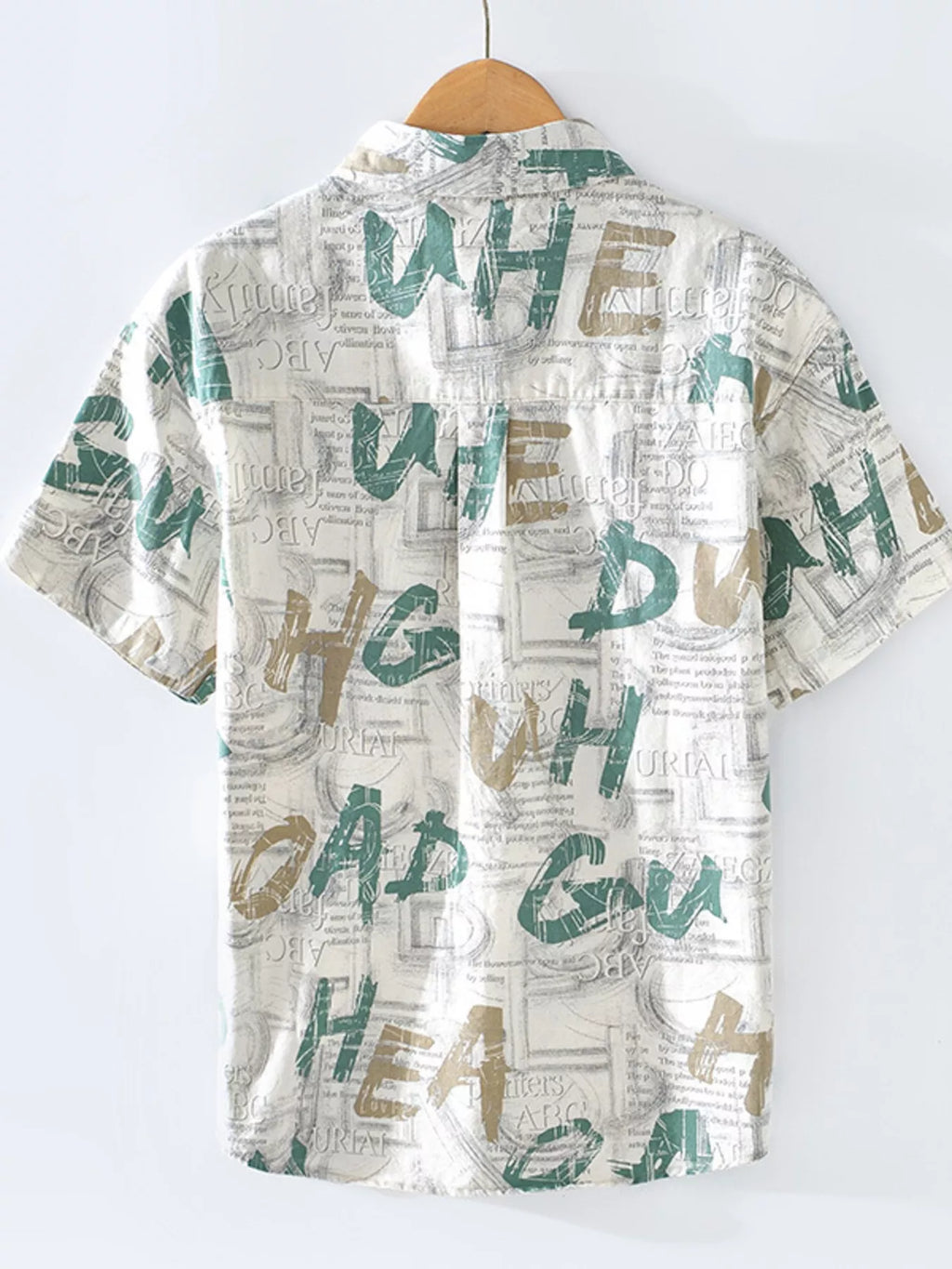 Men's Printed Short Sleeve Shirt