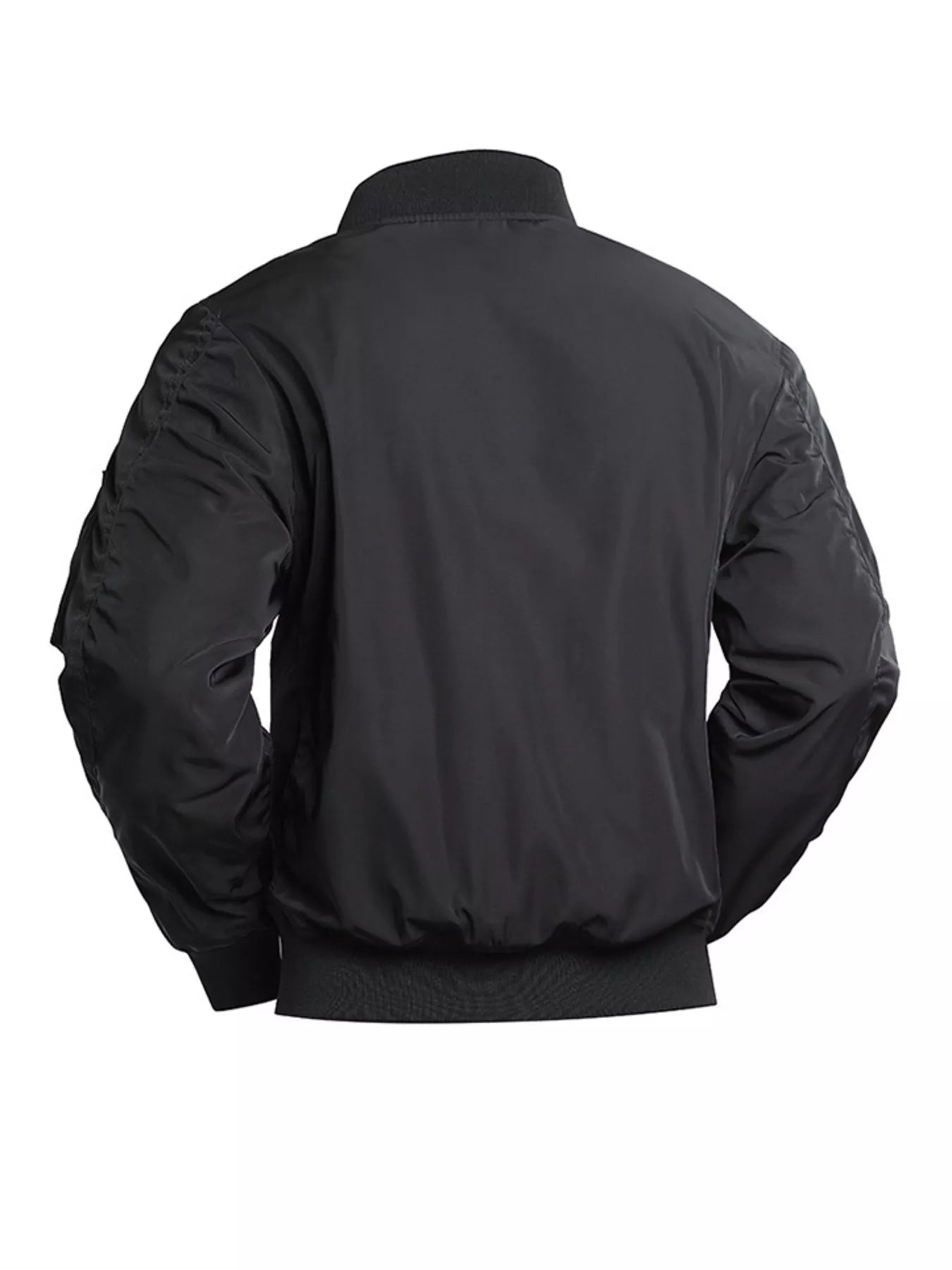 Men's Plus Size Zip Up Long Sleeve Jacket