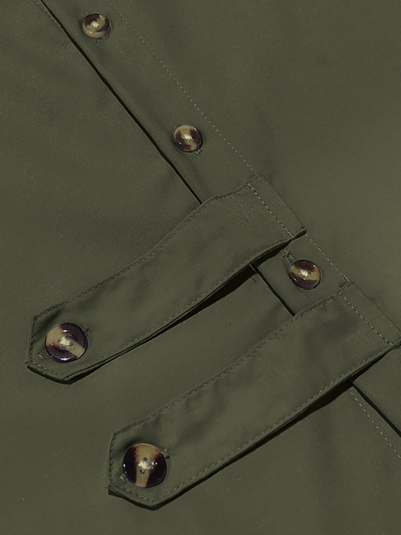 Men's Full Size Casual Button-Up Shirt Plus Size