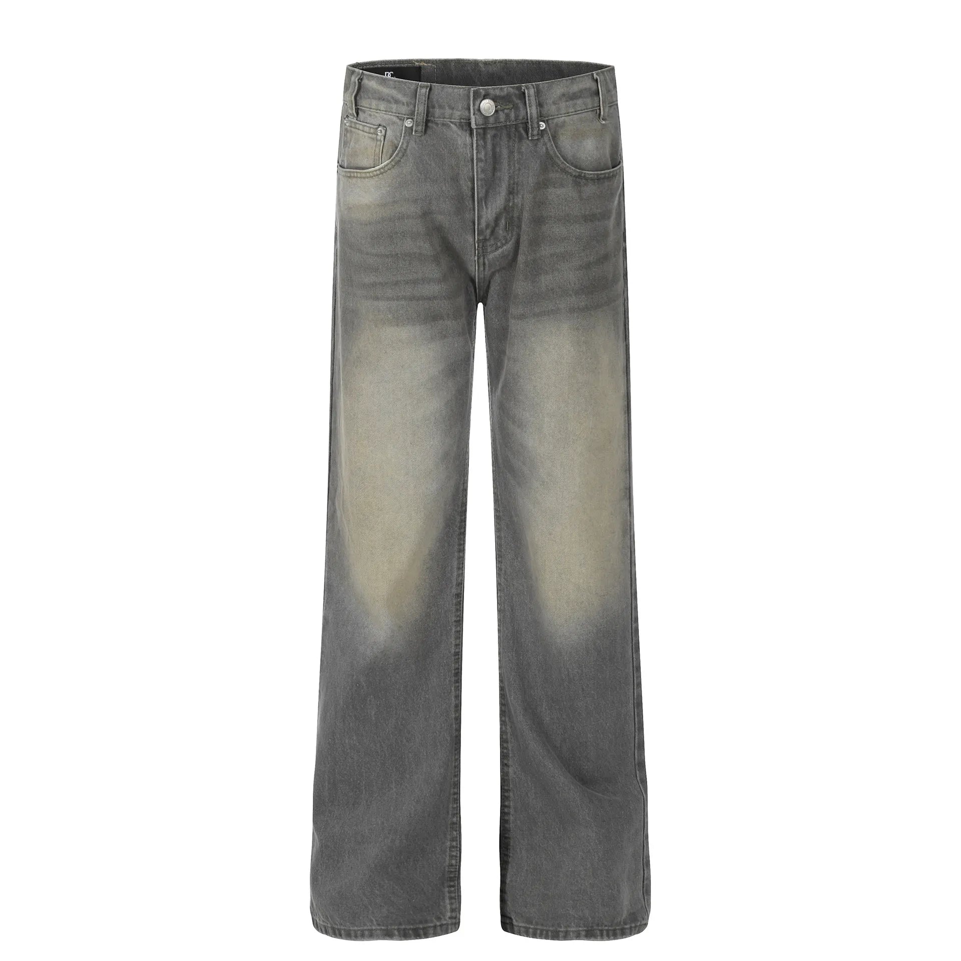 Men's Wide Leg Pocketed Jeans