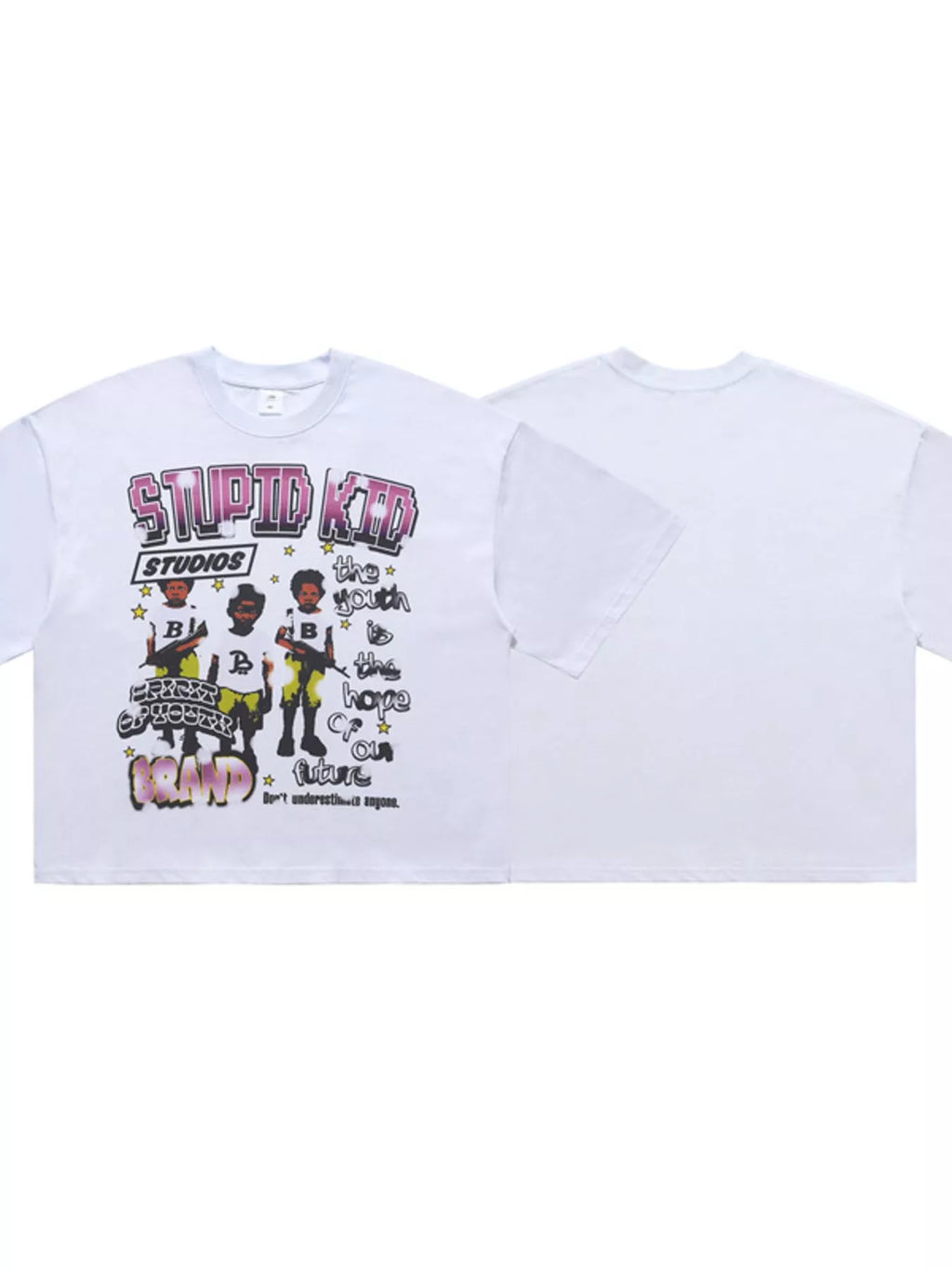 Men's Graphic Round Neck Short Sleeve T-Shirt