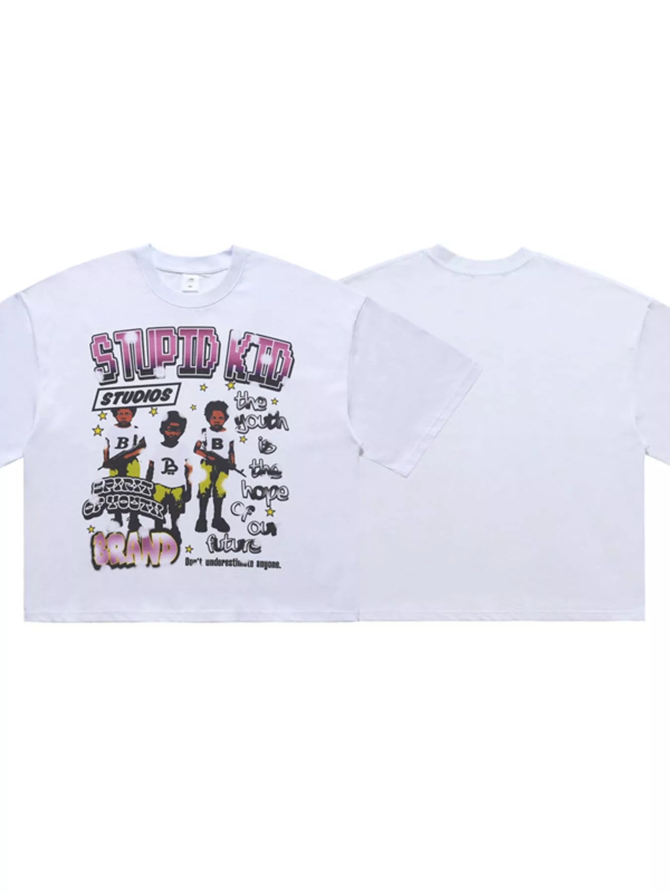 Men's Graphic Round Neck Short Sleeve T-Shirt