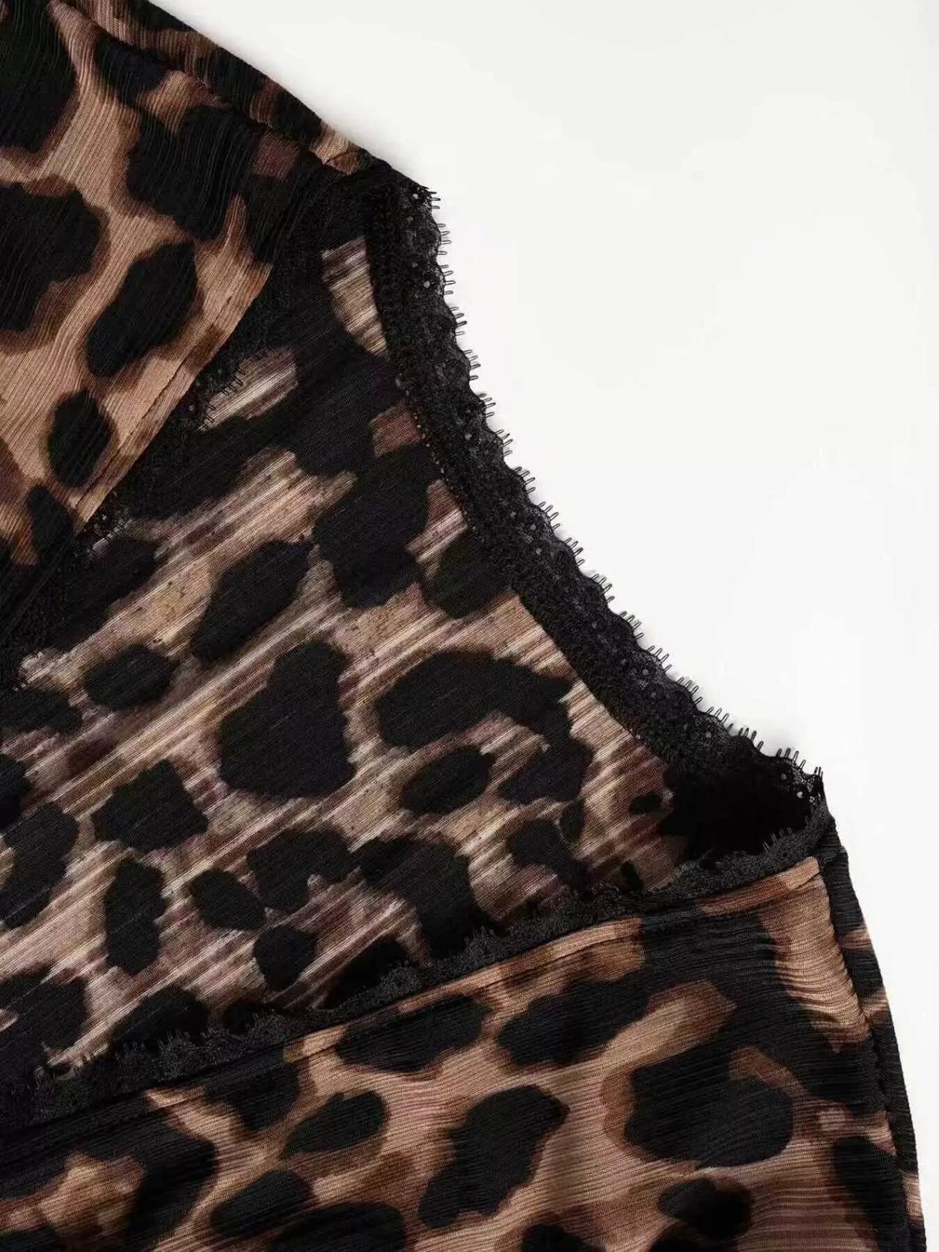 Leopard Button-Up T-Shirt