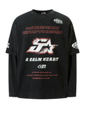 Men's Graphic Round Neck Long Sleeve T-Shirt