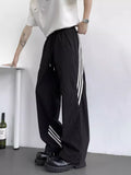 Men's Full Size Striped Wide Leg Pants Plus Size