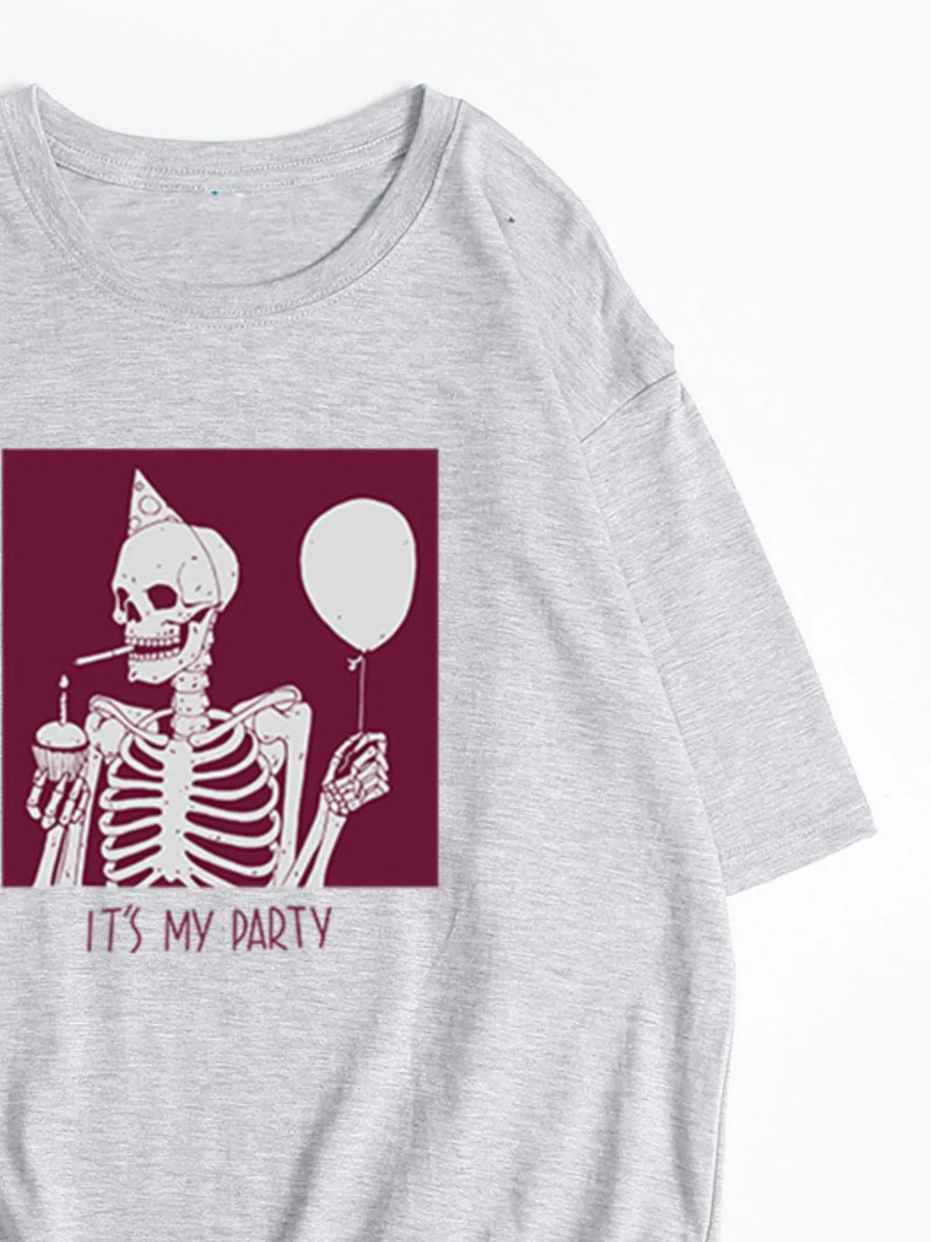 Plus Size Graphic Round Neck Half Sleeve T-Shirt