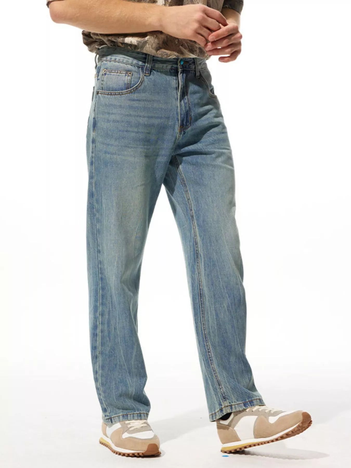 Men's Relaxed Fit Vintage Wash Pants