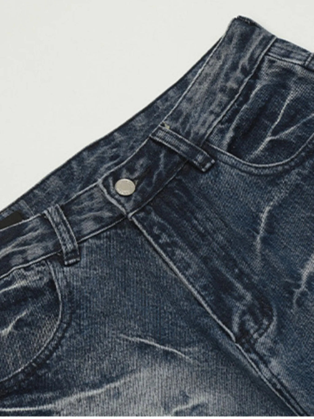 Men's Loose Fit Vintage Wash Jeans