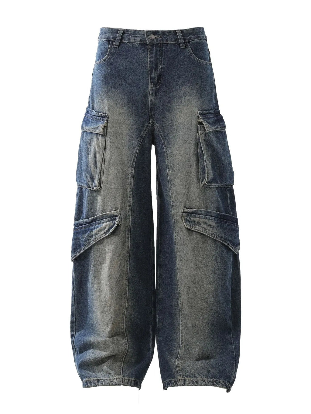 Men's Wide Leg Cargo Jeans