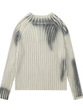 Men's Ribbed Knit Long Sleeve Sweater