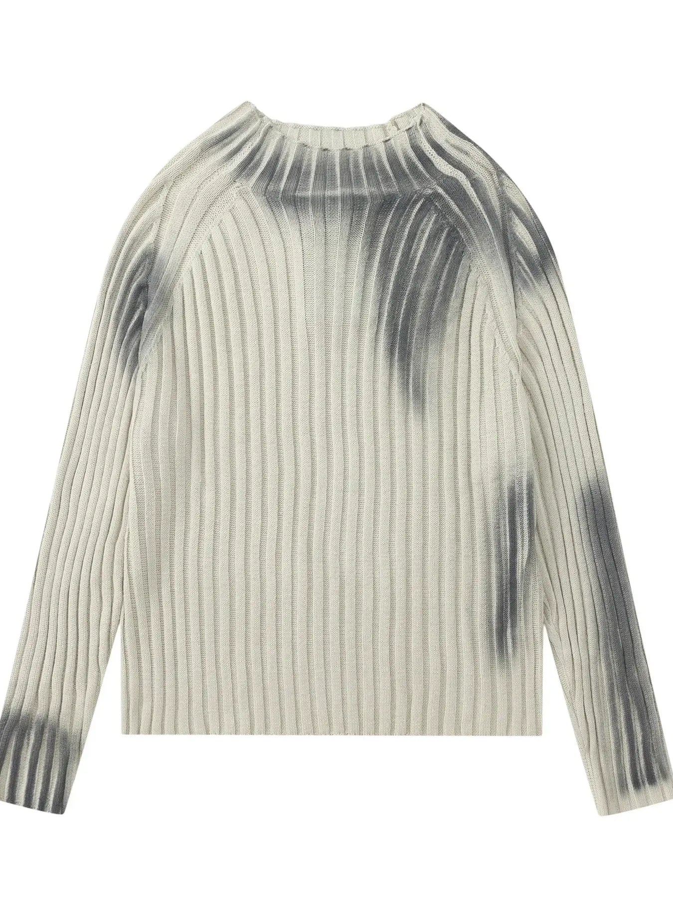 Men's Ribbed Knit Long Sleeve Sweater