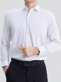 Men's Full Size Slim Fit Long Sleeve Shirt Plus Size