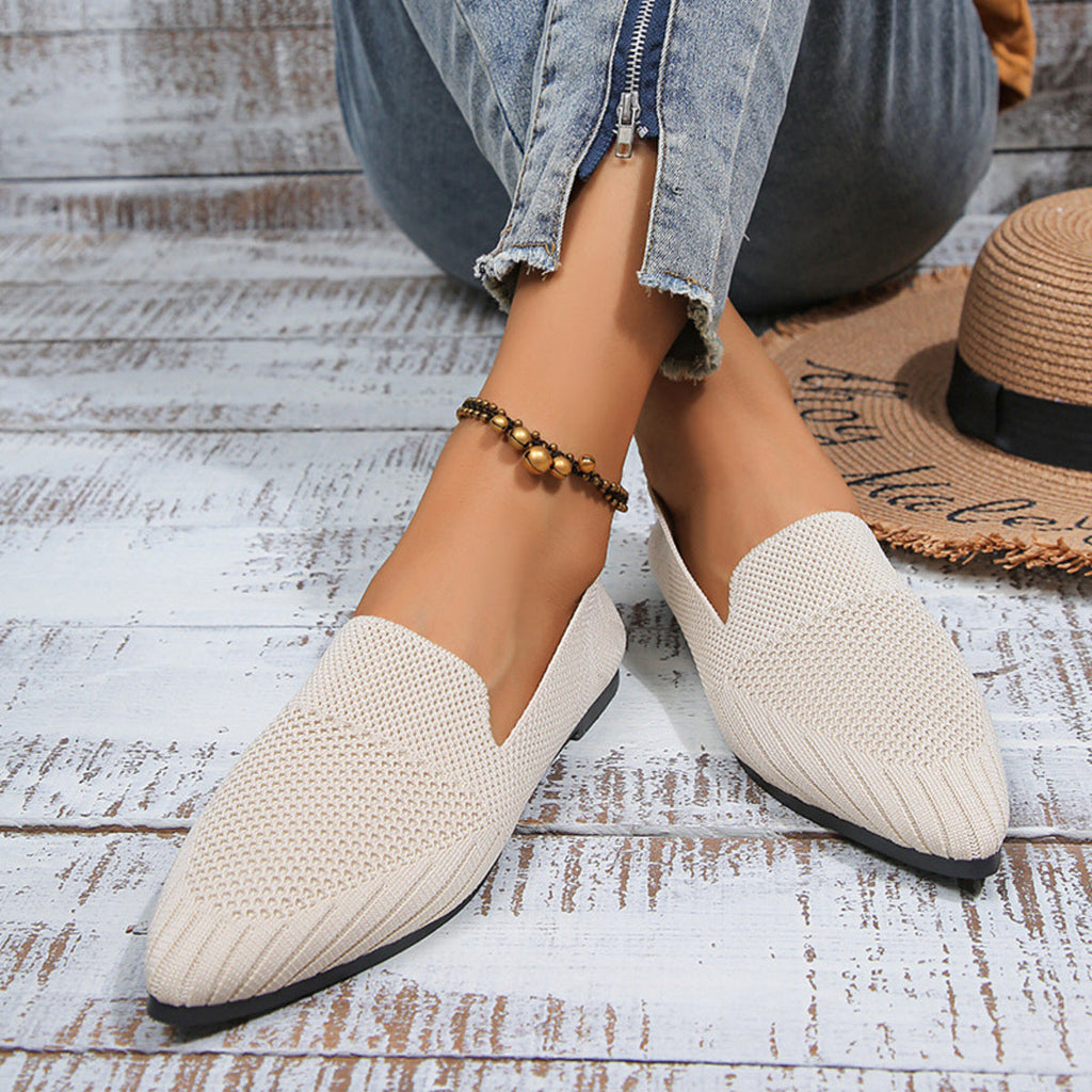 Point Toe Slip-Ons