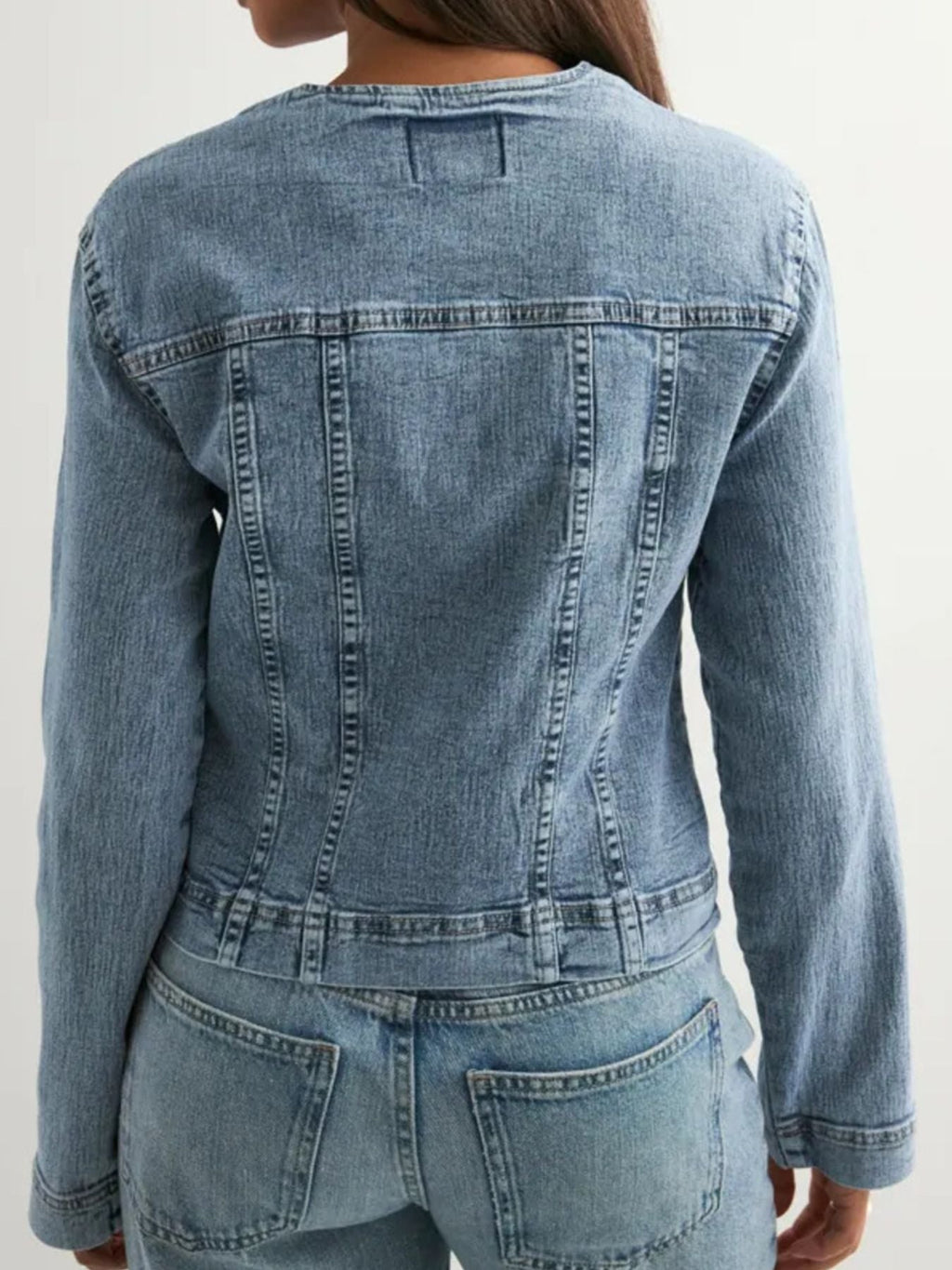 Classic Button-Down Denim Jacket