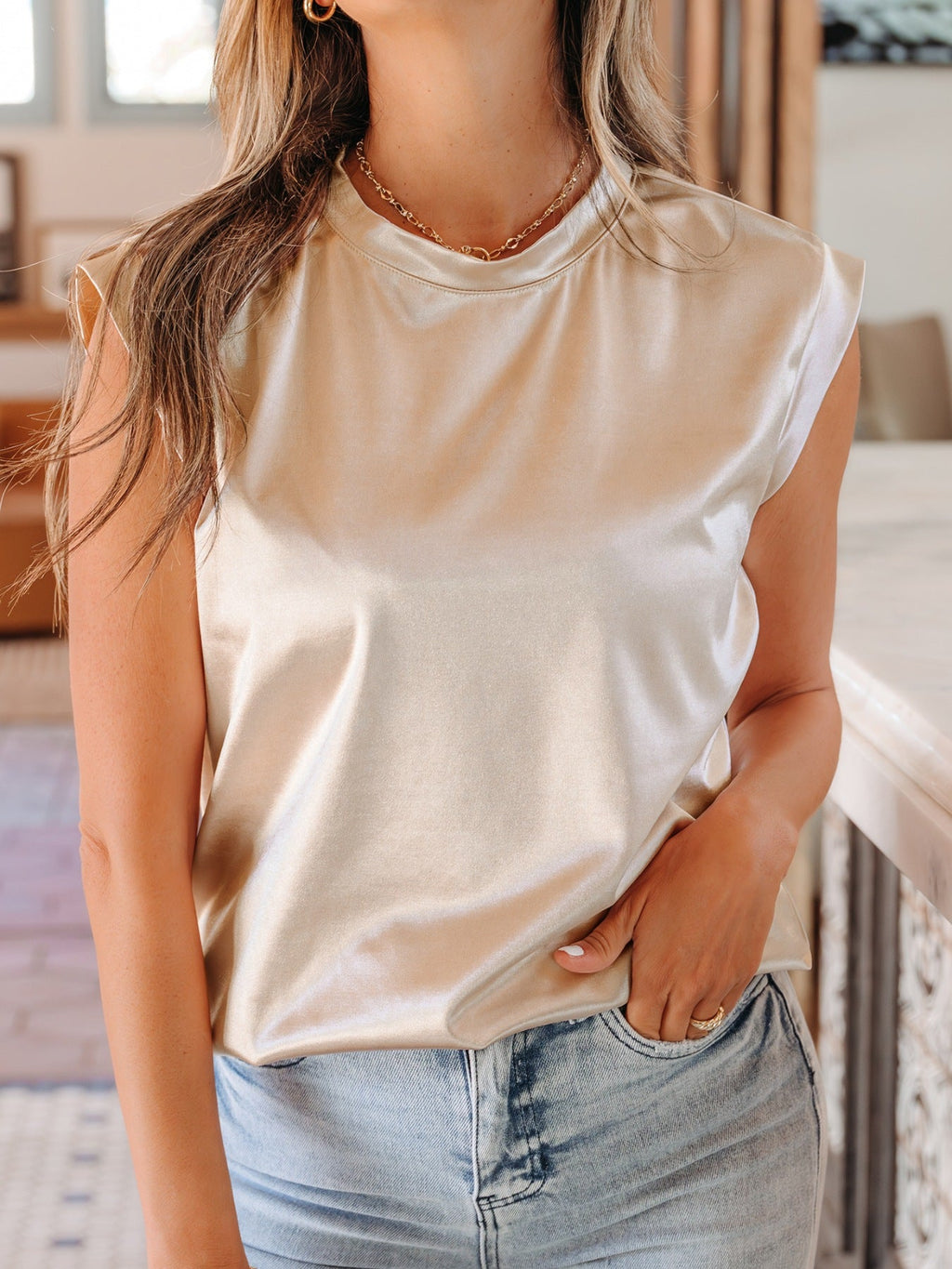 Round Neck Tank Top