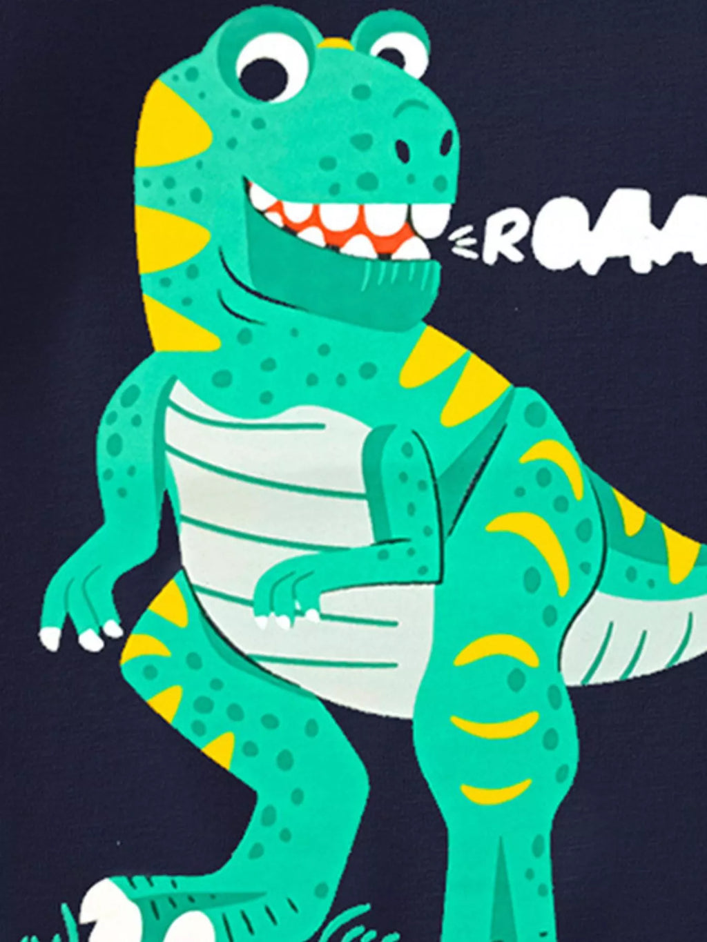 Children's Dinosaur Graphic Round Neck T-Shirt