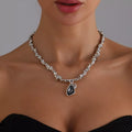 Silver-Plated Minimalist Pendant Necklace