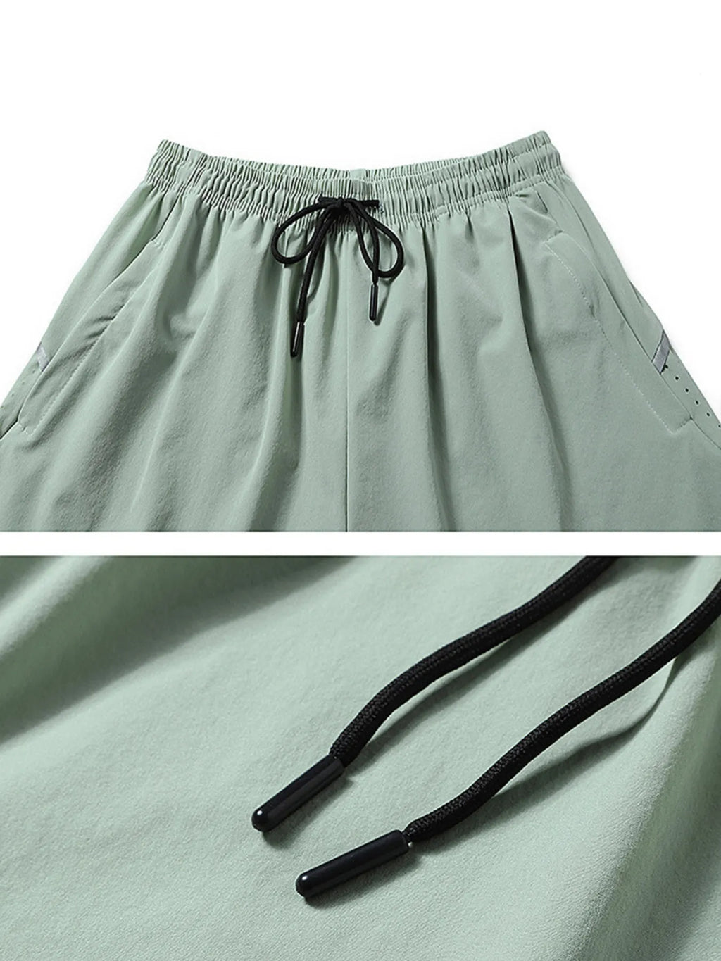 Men's Plus Size Drawstring Shorts