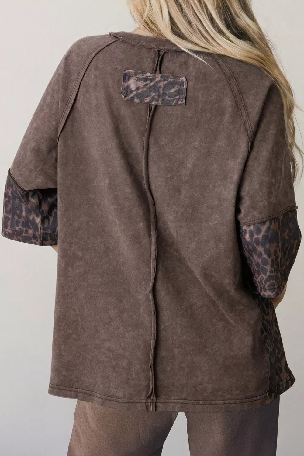 Leopard Star Patch T-Shirt