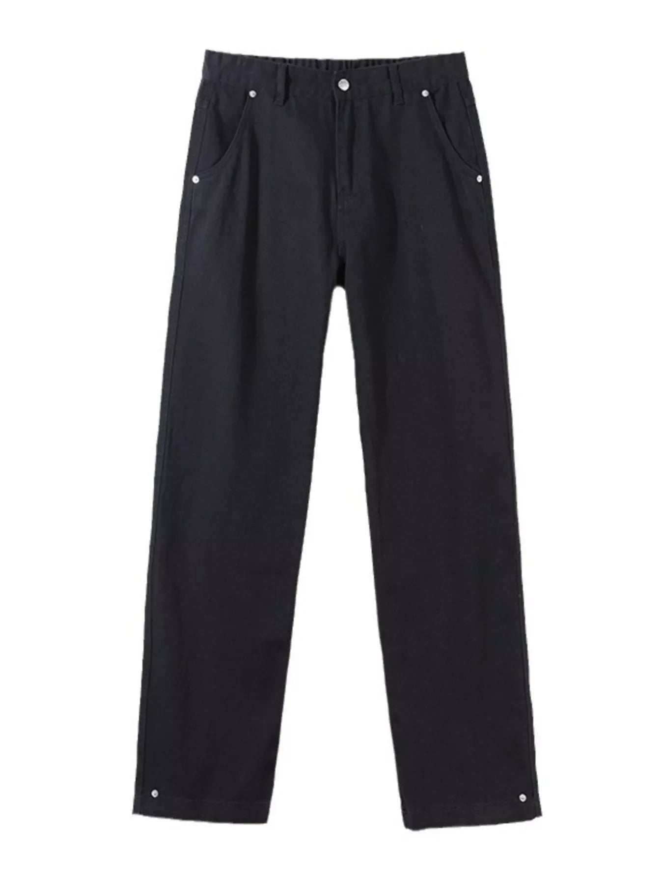 Men's Full Size Washed Wide Leg Jeans Plus Size