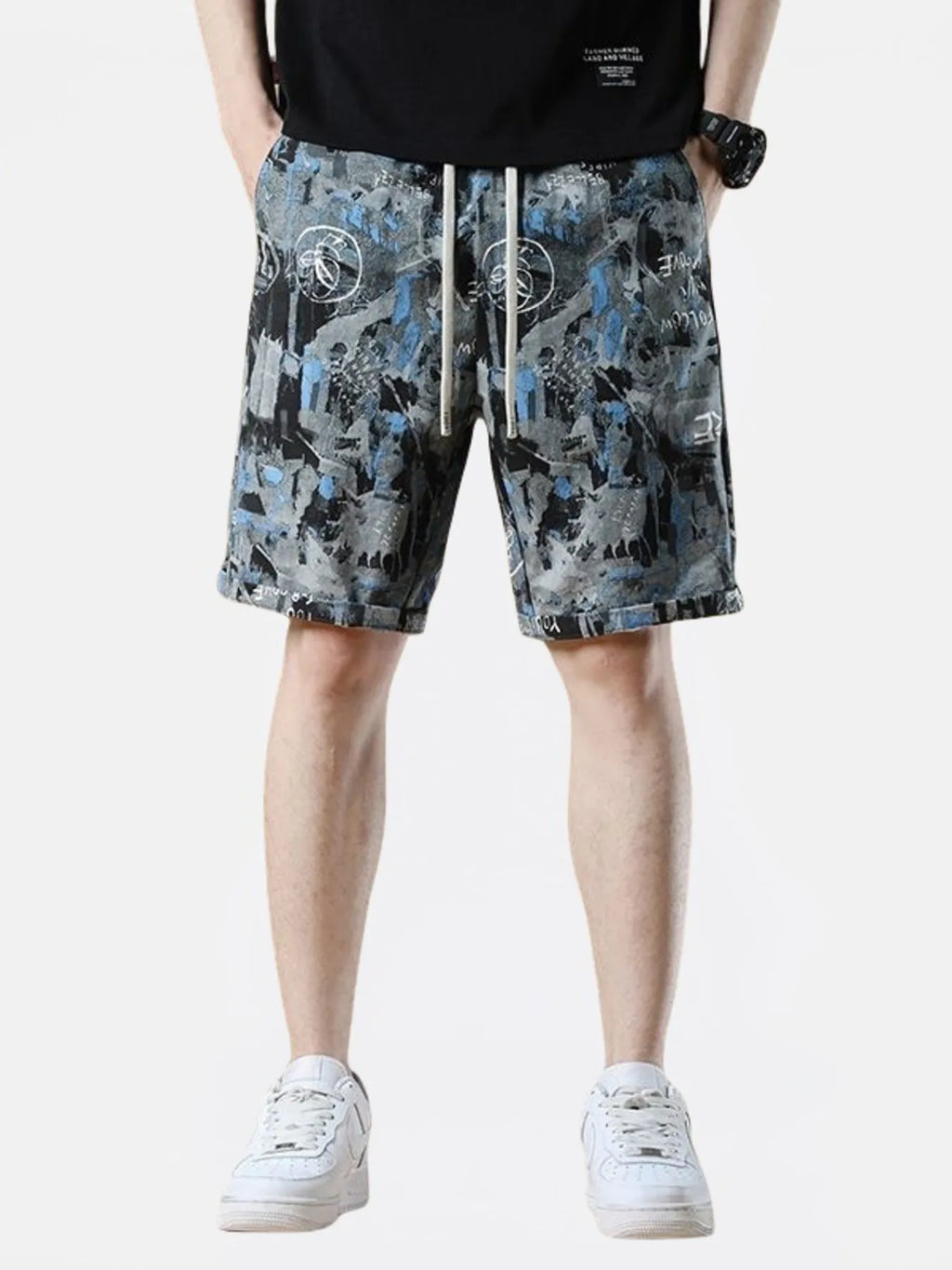 Men's Plus Size Drawstring Loose Fit Shorts