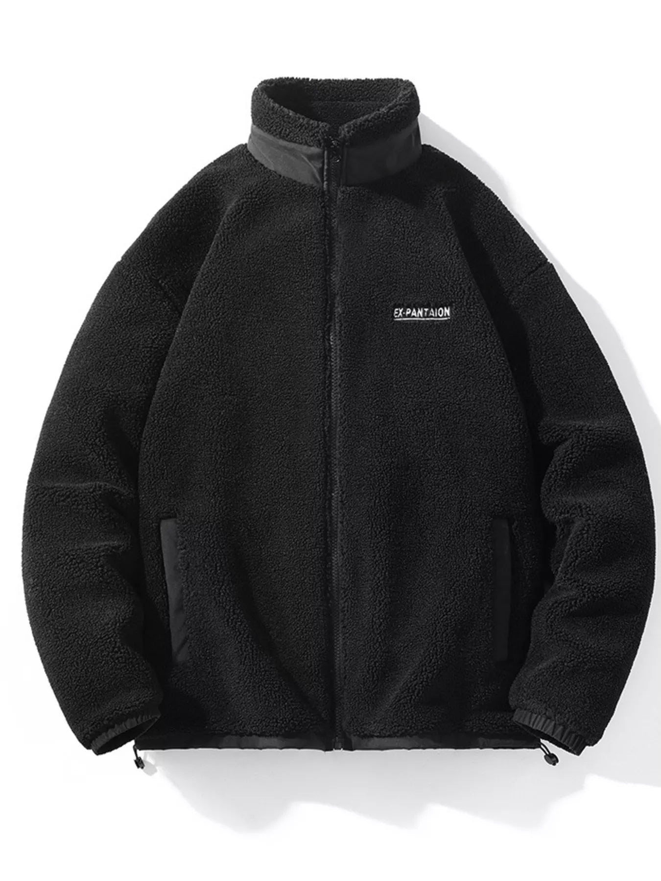 Men's Plus Size Cozy Fleece Full-Zip Jacket