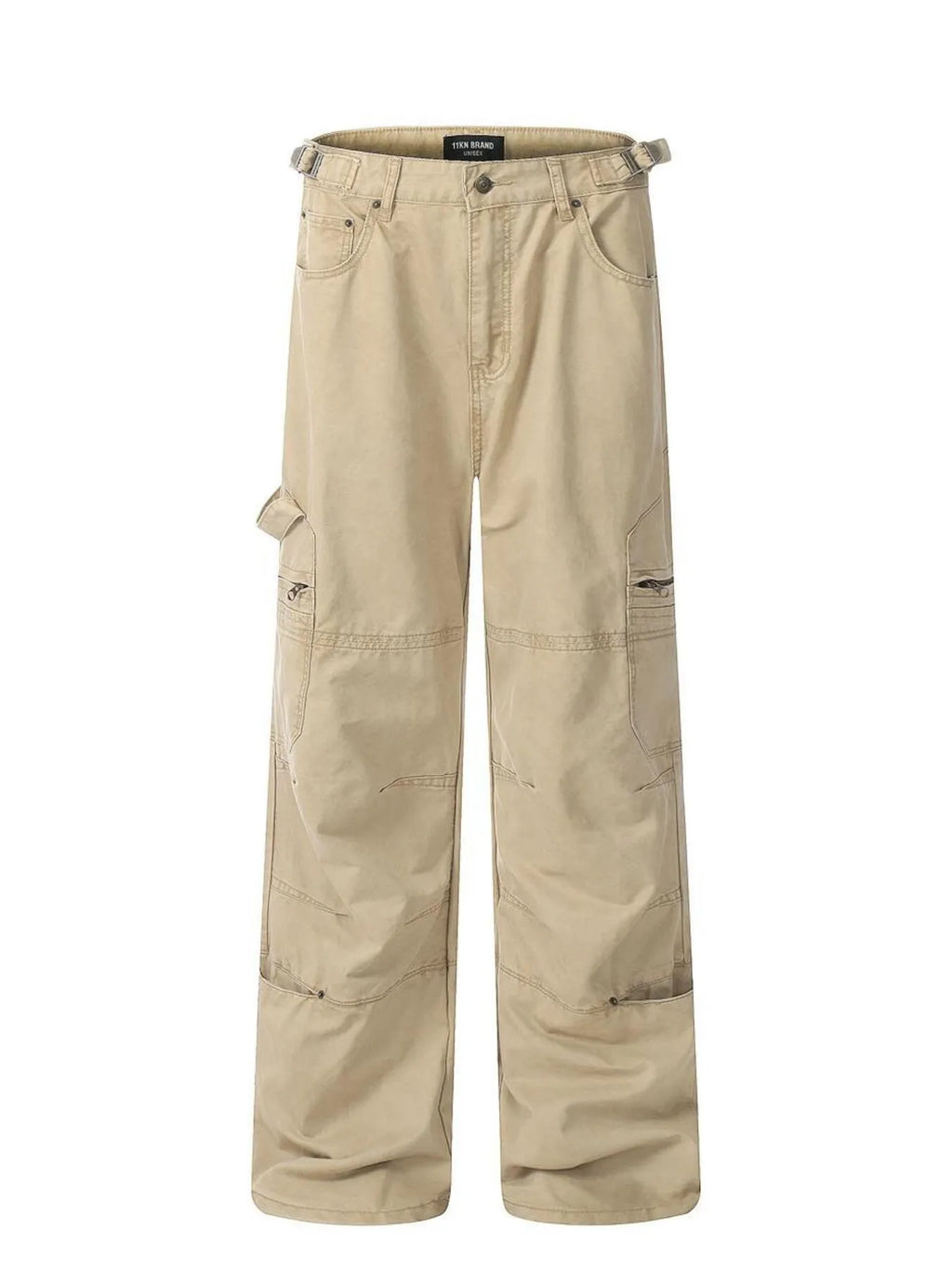 Men's Vintage Wide Leg Cargo Jeans