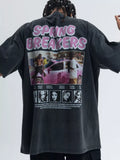 Men's Graphic Round Neck Short Sleeve T-Shirt