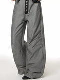 Men's Full Size Wide Leg Button-Fly Jeans Plus Size