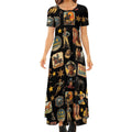 Baha Ranch Vintage Cowboy Collage Western Dress