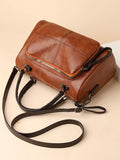 Vintage Style Leather Crossbody Bag