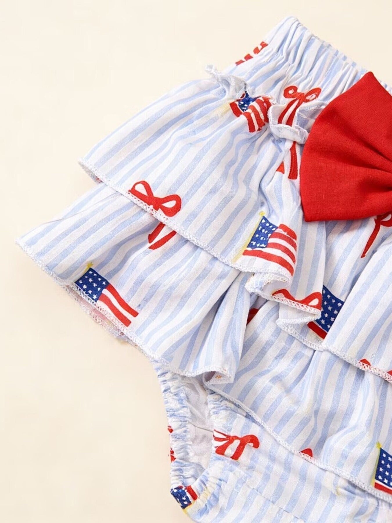 Children's My First 4th of July Bodysuit & Skort & Headband Set