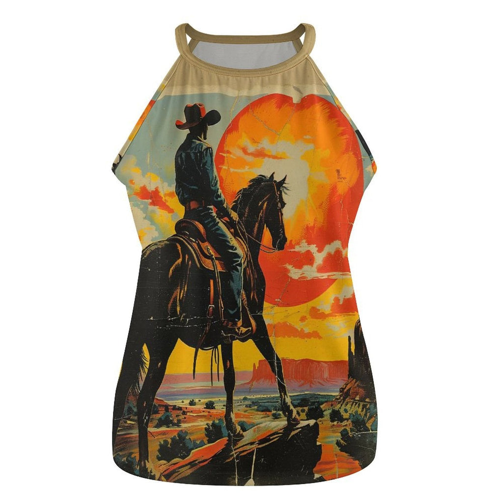 Baha Ranch Sunset Cowboy Tank Top