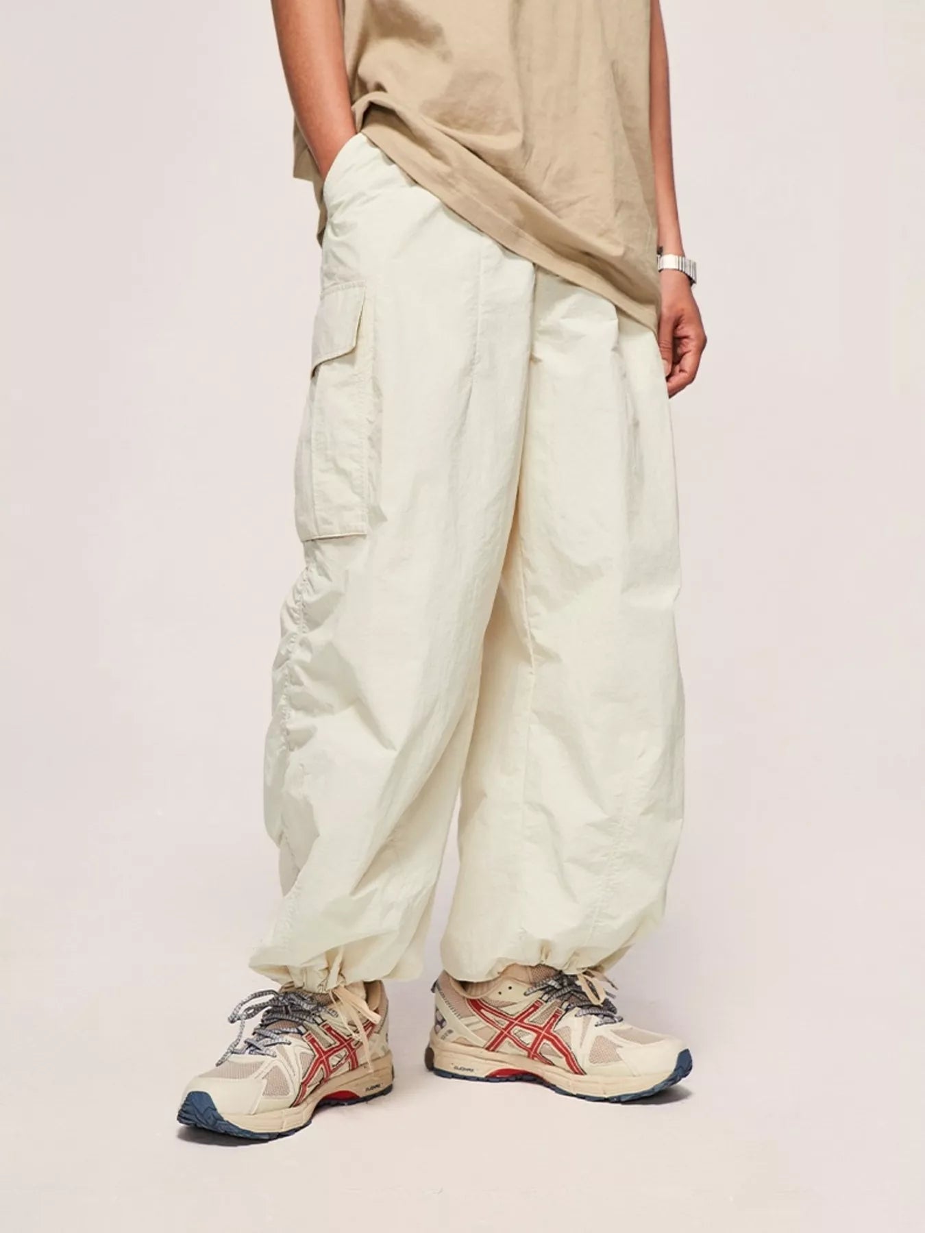 Men's Wide Leg Cargo Pants