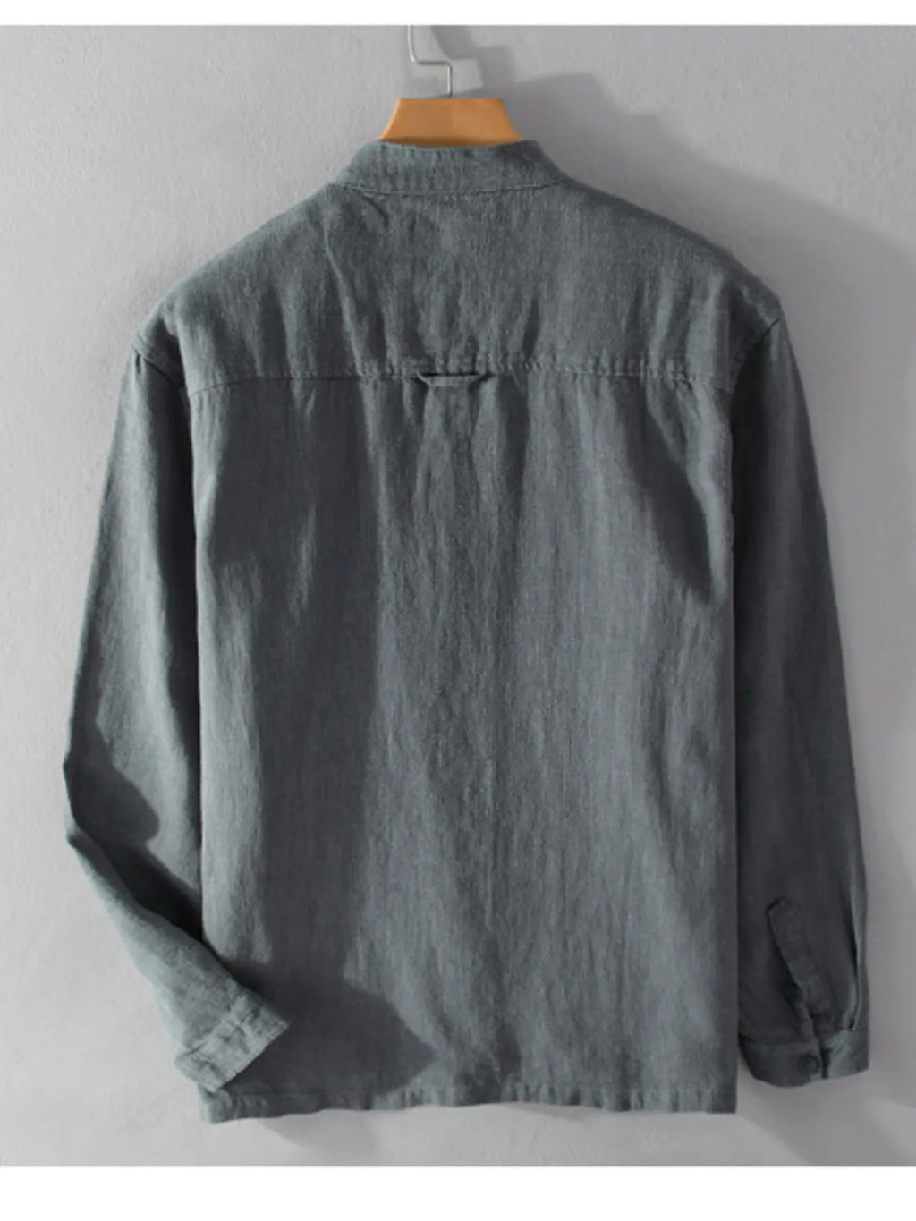 Men's Plus Size Button Up Long Sleeve Shirt